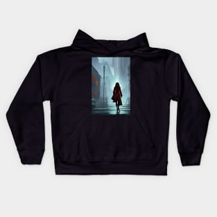 Mysterious woman Kids Hoodie